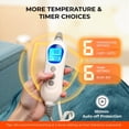 thumbnail image 3 of TCVOR Weighted Heating Pad for Neck and Back, Super Soft Flannel Wearable Electric Heating Pads with 6 Heat Settings & 6 Timer Auto Shut Off, 19 x 24 in, Green, 3 of 9