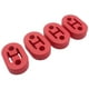 thumbnail image 3 of Soporte De Buje De Suspensión De Escape De Servicio Pesado Soporte De 2 Orificios Soporte De Goma 87He matsuzay VI008797-02, 3 of 6