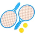 thumbnail image 3 of 1 Set Kids Tennis Racket Plastic Tennis Racket with Balls for Kid Toddler Outdoor Sports Play, 3 of 8