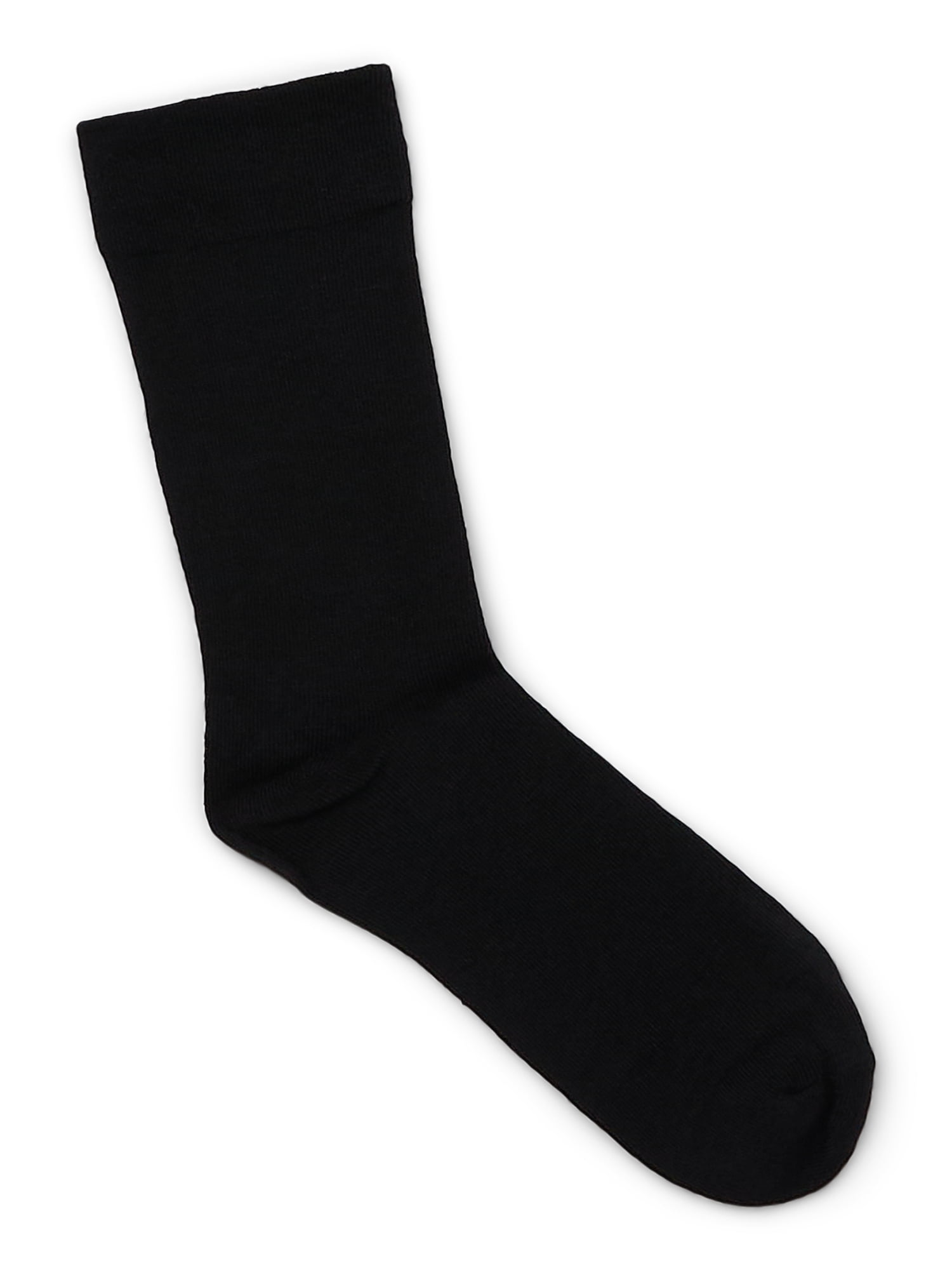 Joyspun Women's Essentials Crew Dress Socks, 6-Pack, Fits Shoe Sizes 4-10