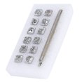 thumbnail image 4 of Leather Stamping Punch Tool,12Pcs Stamping Punch Tool Stamping Punch Tool Stamping Punch Tool Kit Professionally Tested, 4 of 14