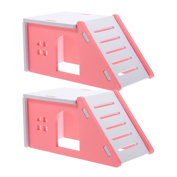 2pcs Hamster Hideouts Cages Toy Accessories Hamster House Small Animal Hides Hut