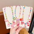 thumbnail image 3 of Collar de perlas para niña Sanrio para niños, joyería de dibujos animados, accesorios nuevos y versátiles para niñas pequeñas, princesas dulces, 3 of 5