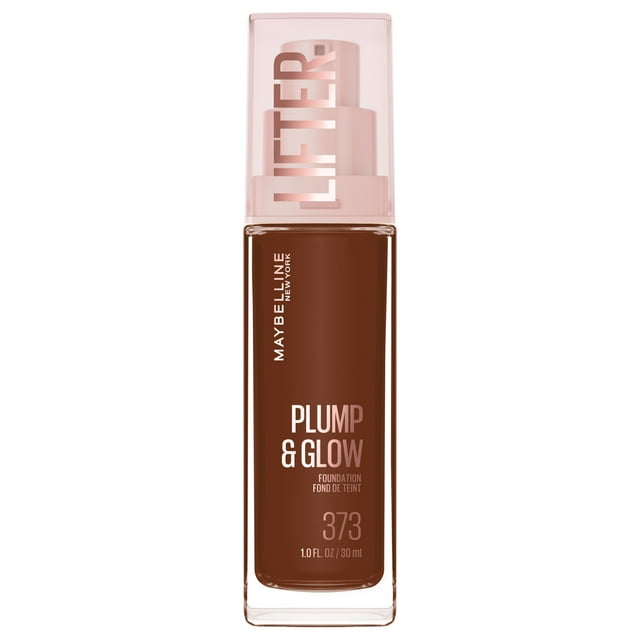 Maybelline New York Lifter Plump & Glow Skincaring Foundation, Radiant Finish