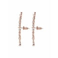 thumbnail image 3 of PalmBeach Jewelry Marquise and Pear-Cut White Crystal Laurel Leaf and Hanging Crystal Accent Ear Climber Earrings Rose or Yellow Gold-Plated or Silvertone, 3 of 5