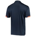 thumbnail image 3 of Men's Colosseum Navy Auburn Tigers Santry Lightweight Polo, 3 of 3
