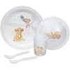 Disney Lion King Simba Kids Dinnerware Toddler Dinner Set Plate, Bowl, Flatware & Cup in Melamine