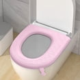 thumbnail image 5 of Cojín de asiento de inodoro Eva para adultos | Funda reutilizable para asiento de inodoro para mayor higiene | Anillo de asiento de inodoro portátil para viajes, ideal para el hogar o baños públicos, 5 of 5