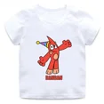 thumbnail image 3 of Camiseta de algodón con estampado de dibujos animados para niños, juego popular, Garten of Banban, ropa divertida y bonita para niñas, camiseta informal de verano para bebés y niños, mangas cortas, 3 of 5