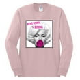 thumbnail image 2 of Marilyn Monroe Being Normal is Boring | Mens Famous People Long Sleeve T-Shirt, Light Pink, X-Large, 2 of 4