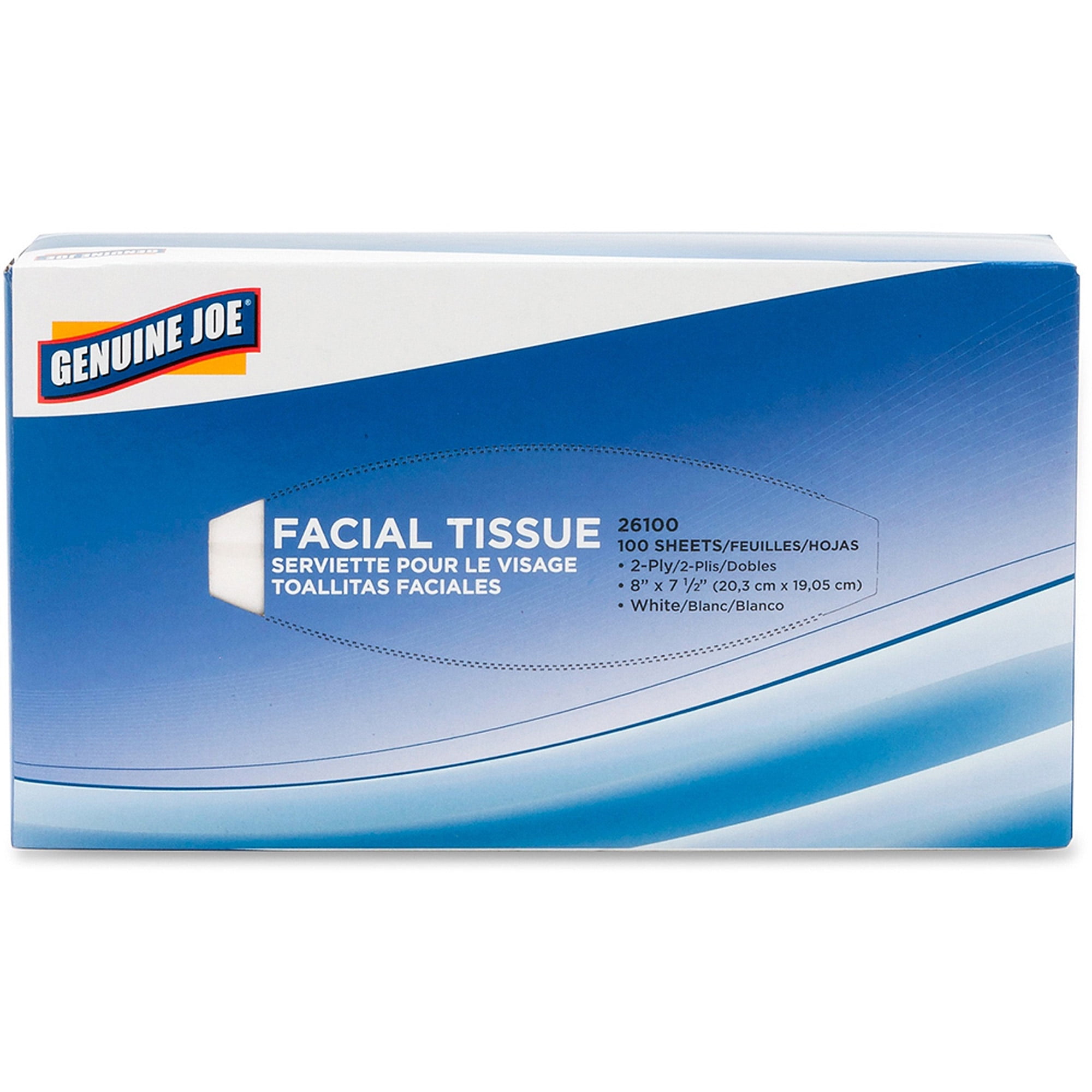 GENUINE TISSUE;FACIAL;2PLY;100