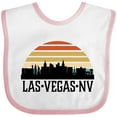 thumbnail image 3 of Inktastic Las Vegas Nevada Skyline Retro Boys or Girls Baby Bib, 3 of 4
