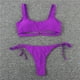 thumbnail image 4 of WILLBEST Traje de Baño Natacion Mujer Traje de Baño de Moda para Mujer Traje de Baño Dividido Color Sólido Cuidado Traje de Baño con Cinta, 4 of 4