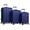Blue, variant on Dejuno Camden Hardside 3-Piece Expandable Spinner Luggage Set - Navy (20", 24" and 28")