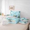 thumbnail image 6 of Erosebridal Cute Axolotl Kids 7-Piece Bedding Comforter Set,Ocean Theme T Alphabet King Bedding Sets For Boys,Reversible, 6 of 7
