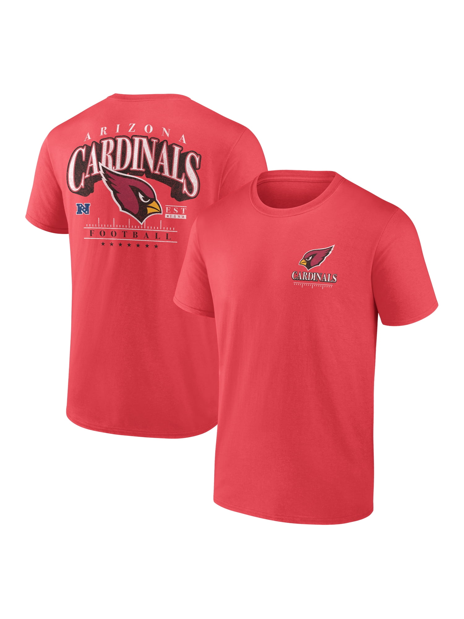 NFL Arizona Cardinals Men's Cotton Faded Red Short Sleeve T-Shirt