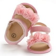 thumbnail image 2 of Baby Girl Toddler Shoes Monochrome Lace Stylish Anti Skid Soft Sole Sandals, 2 of 10