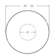 thumbnail image 3 of 5x 3 Way Toggle Selector Cover Marker Washer for LP Electric #2 2, 3 of 6