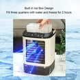 thumbnail image 4 of Ventilador de Enfriamiento del Humidificador, 4 en 1 Aire Acondicionado Portátil de 900 ml de Tanque de Agua 7 Color luz LED para el Trabajo en el Hogar Acampar, 4 of 7