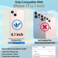thumbnail image 5 of Magnetic Case for iPhone 13 Phone Case for Women, [Adaptation with Magsafe] Matte Luxury Soft Metallic Luster Design for iPhone 13 6.1'' with Camera Protector-Green, 5 of 13