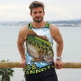 thumbnail image 6 of KLL i like big Bass & i cannot lie Print Men's Muscle Gym Workout Stringer Tank Tops Bodybuilding Fitness T-Shirts Tank Tops Men-3X-Large, 6 of 7