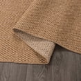 CAMILSON Solid Non Shedding EasyCleaning Outdoor Jute Rug Natural 5x7