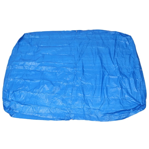 EXHUMKY Rectangle Pool Cover for Outdoor Paddling Pools, Plastic Protective Cover, 1 Set
