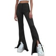 thumbnail image 1 of Vaqueros cargo de cintura media para mujer - Pantalones vaqueros elásticos de pierna ancha con bolsillos - Tejido ligero, estilo versátil para casa/playa/fiesta, 1 of 5