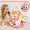 thumbnail image 6 of Hot Bee Montessori Baby Learning Toy for 1+ Year Old – Multi-Activity Educational Cube with Shape Sorter, Gear Play, Music & Light – Sensory Development Toy for Toddlers Age 6-18 Months, 6 of 7