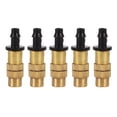 thumbnail image 2 of 5pcs Adjustable Brass Misting Spray Nozzle Atomizing Sprinkler For Garden Watering Irrigation, 2 of 14