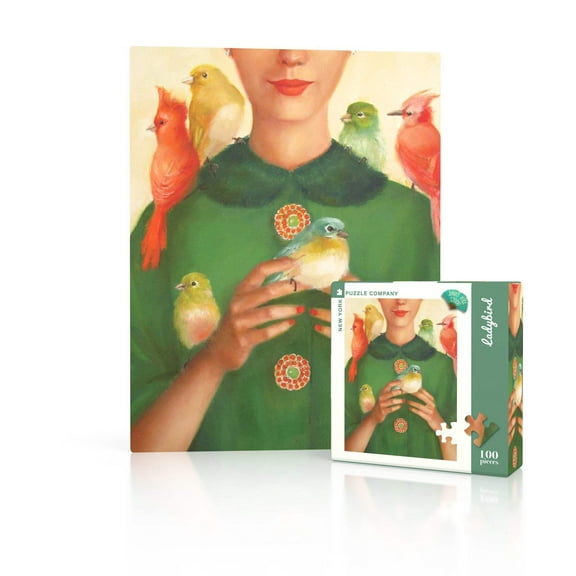 New York Puzzle Company Ladybird Mini 100 Piece Mini Puzzle