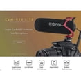 thumbnail image 5 of COMICA CVM-V30 LITE Microphone with Super-cardioid Polar Pattern Cold-shoe Design Condenser MIC for Smartphone Camera Red, 5 of 5