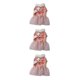 thumbnail image 4 of sweethay Ropa para perros, vestidos para cachorros, traje Tang , disfraces de estilo de Año Nuevo chino, disfraz para perros para Pomerania S, rosa floreciente 3Conjunto, 4 of 6