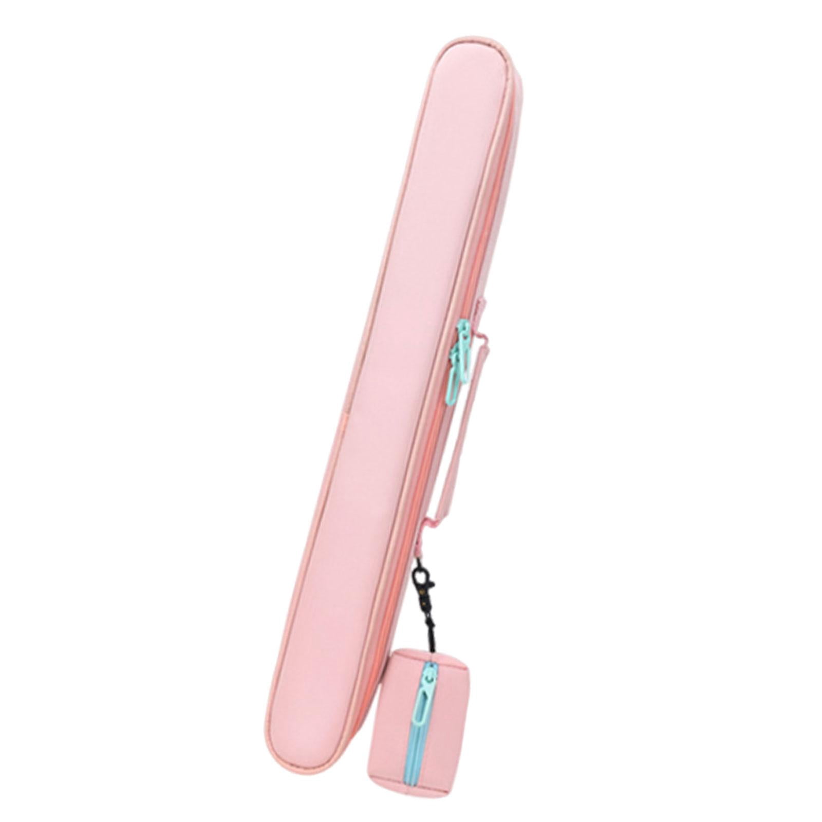 LeeQinersw Flute Carrying Case Carrying Pouch Gift Lightweight Bamboo Flute Storage Bag Pink