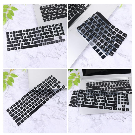 MLINS Black Silicone Keyboard Cover for Protection Use Compatible with 15.6 Inches Laptop R720 Easy to Clean