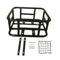 thumbnail image 5 of Rear Rack Bike Basket Basket Adult Metal Luggage Rack Carrying Pets Carrier Bike Rack for Adult Bike Shopping Luggage No Waterproof Cover, 5 of 8