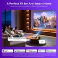 thumbnail image 4 of ELEPHAS Roku TV Smart Projector with Wi-Fi and Bluetooth, Built-in Roku TV Streaming Experience, Dolby Audio, Portable Mini Smart Projector, 4 of 9
