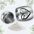 thumbnail image 3 of 1 Pc 1.57 inch(4cm) Small Keepsake Urns Pet Ashes Stainless Steel Cremation Urn I Will Meet You at The Rainbow Bridge Funeral Urn with Pouch Heart Memorial Urn for Cat Dog Ashes, 3 of 7