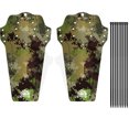 thumbnail image 4 of Greeniant 1 par de guardabarros de plástico para bicicleta de montaña, guardabarros para Dirtboard, piezas decorativas para ciclismo, camuflaje Camuflaje 5piezas Greeniant CBP135895, 4 of 6
