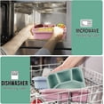 thumbnail image 5 of 4 Pack Bento Box, Stackable Box Container with Lids,4 - Compartment Snack Box Lunch Container for Meal Prep,Food Storage,Office,Travel & Picnic, 5 of 8