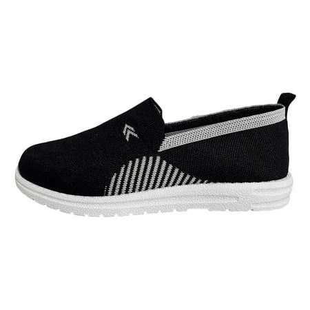 

WILLBEST Women Shoes Sneakers Ladies Fashion Breathable Knitted Mesh Comfortable Flat Bottomed Sasual Shoes