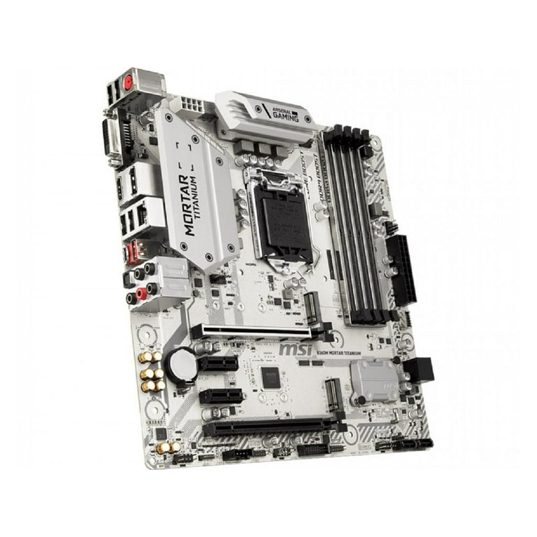 マザーボードMSI B360M MORTAR TITANIUM+ cpu セット MSI Motherboard B360M MORTAR TITANIUM - B360MMORTI - Walmart.com