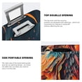 thumbnail image 3 of Susaid Dynamic Fire Bird Art Print Elastic Washable Suitcase Cover with Hidden Zipper, Fits 18-32 Inch Luggage for Protection During Travel-Large, 3 of 7