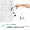 thumbnail image 3 of Soporte de pared IFCASE de aluminio para iPad Air/Mini/Pro negro, 3 of 6