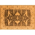 thumbnail image 1 of Ahgly Company Indoor Rectangle Oriental Orange Industrial Area Rugs, 4' x 6', 1 of 4
