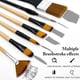thumbnail image 4 of 32Pcs Paint Brushes for Acrylic Painting,Premium Nylon Bristles with Round, Filbert, Flat, Fan, Angle, Fine Detail Brush, 4 of 5