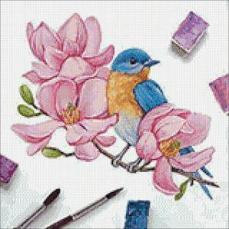 UPC: 4630103946262 | Bird Cs2713 15.75×15.75 inches Crafting Spark Diamond Painting Kit