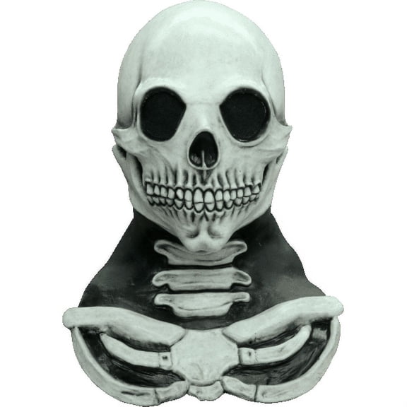 White Skull Mask Cowl