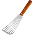 thumbnail image 7 of Bueautybox Wooden Handle Fish Spatula , Stainless Steel Nonstick Slotted Serving Turner, Kitchen Steak Metal Cookie Flipper for Frying, Flipping, Turning, Scooping, Grilling, 7 of 7