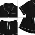 thumbnail image 3 of GEX 100% Cotton Pajamas for Women 2 Piece PJ Set Short Sleeve Button-Down Soft Knit Summer Sleepwear Loungewear S-XXL, 3 of 7